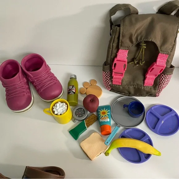 Our Generation Accessories Lot Shoes Skates Boots Fits 18" Dolls - Picture 3 of 5